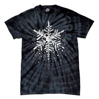 Snowflake Winter Funny Matching Family Christmas Design Tie-Dye T-Shirt