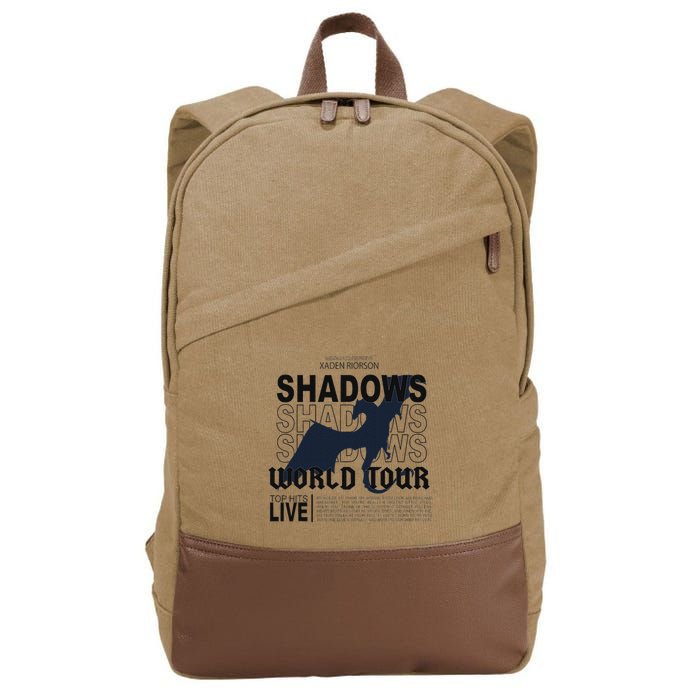 Shadows World  Fourth Wing World Cotton Canvas Backpack