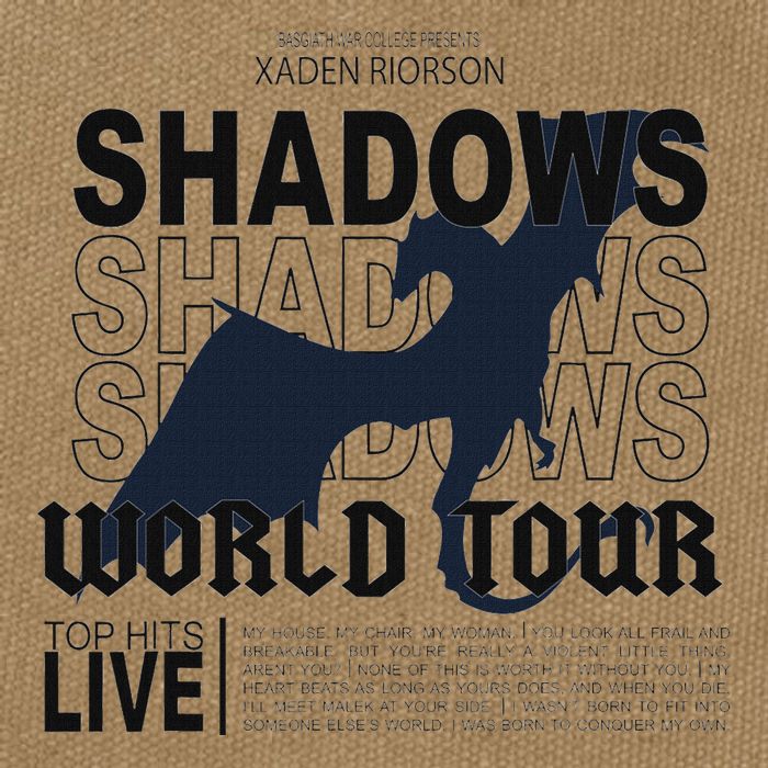 Shadows World  Fourth Wing World Cotton Canvas Backpack