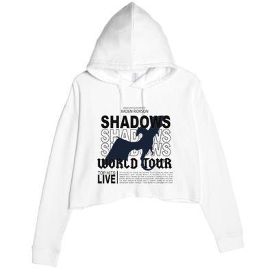Shadows World  Fourth Wing World Crop Fleece Hoodie