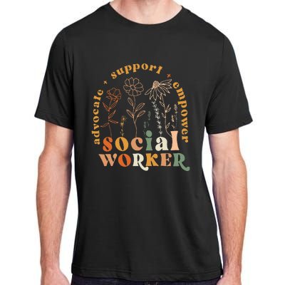 Social Worker Funny Social Work Month Adult ChromaSoft Performance T-Shirt