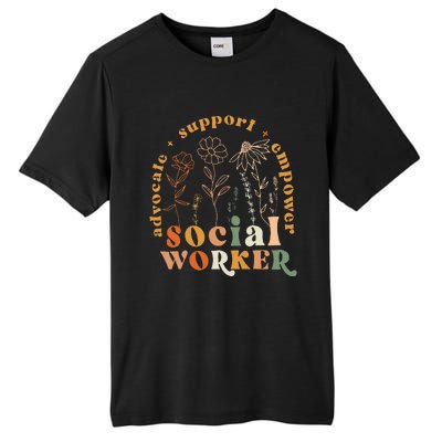 Social Worker Funny Social Work Month Tall Fusion ChromaSoft Performance T-Shirt