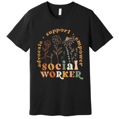 Social Worker Funny Social Work Month Premium T-Shirt