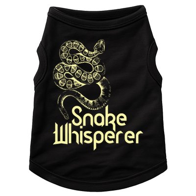 Snake Whisperer Funny Doggie Tank