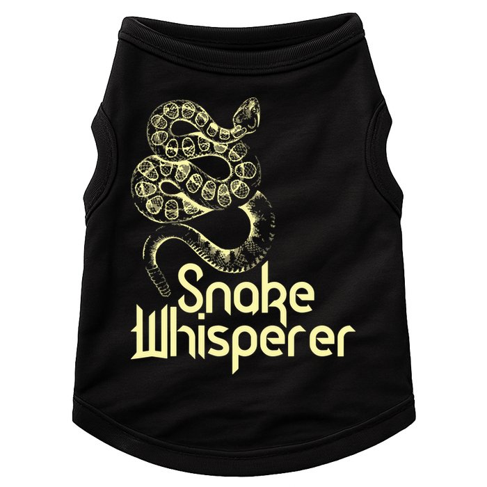 Snake Whisperer Funny Doggie Tank