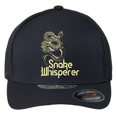 Snake Whisperer Funny Flexfit Unipanel Trucker Cap