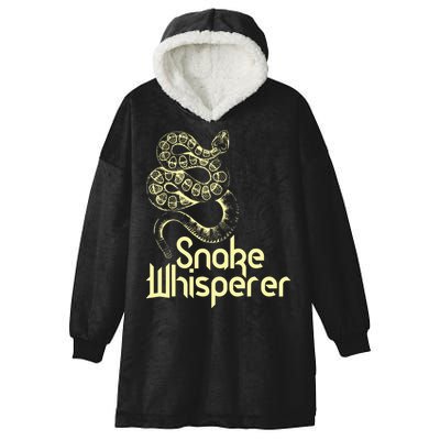 Snake Whisperer Funny Hooded Wearable Blanket
