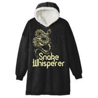 Snake Whisperer Funny Hooded Wearable Blanket