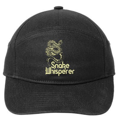 Snake Whisperer Funny 7-Panel Snapback Hat