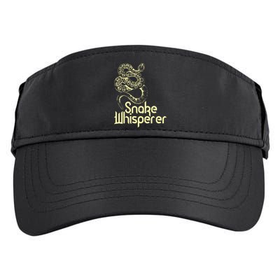 Snake Whisperer Funny Adult Drive Performance Visor