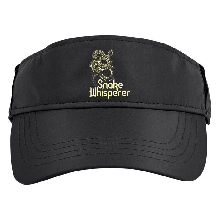 Snake Whisperer Funny Adult Drive Performance Visor