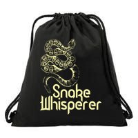 Snake Whisperer Funny Drawstring Bag