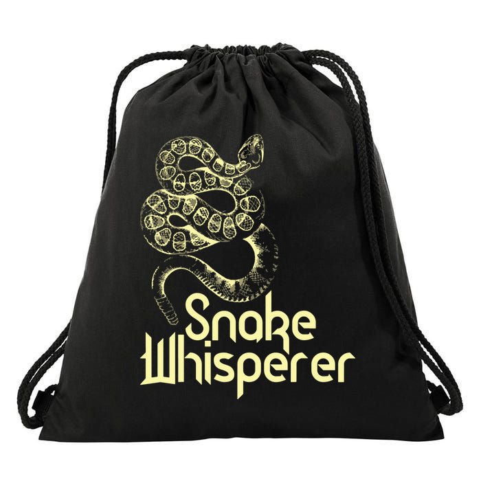 Snake Whisperer Funny Drawstring Bag