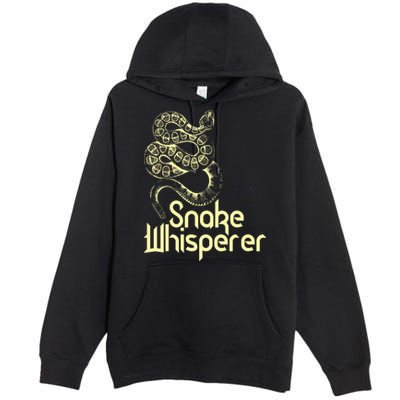 Snake Whisperer Funny Premium Pullover Hoodie