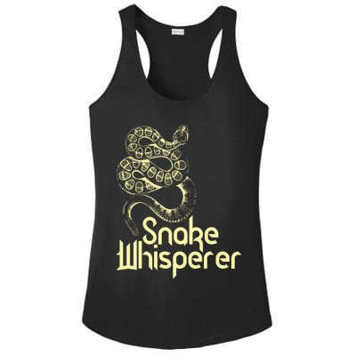 Snake Whisperer Funny Ladies PosiCharge Competitor Racerback Tank