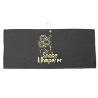 Snake Whisperer Funny Large Microfiber Waffle Golf Towel