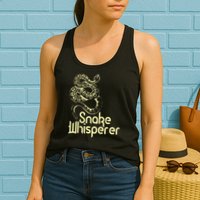 Snake Whisperer Funny Womens Tank Top