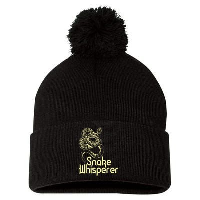Snake Whisperer Funny Pom Pom 12in Knit Beanie
