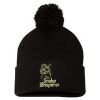 Snake Whisperer Funny Pom Pom 12in Knit Beanie