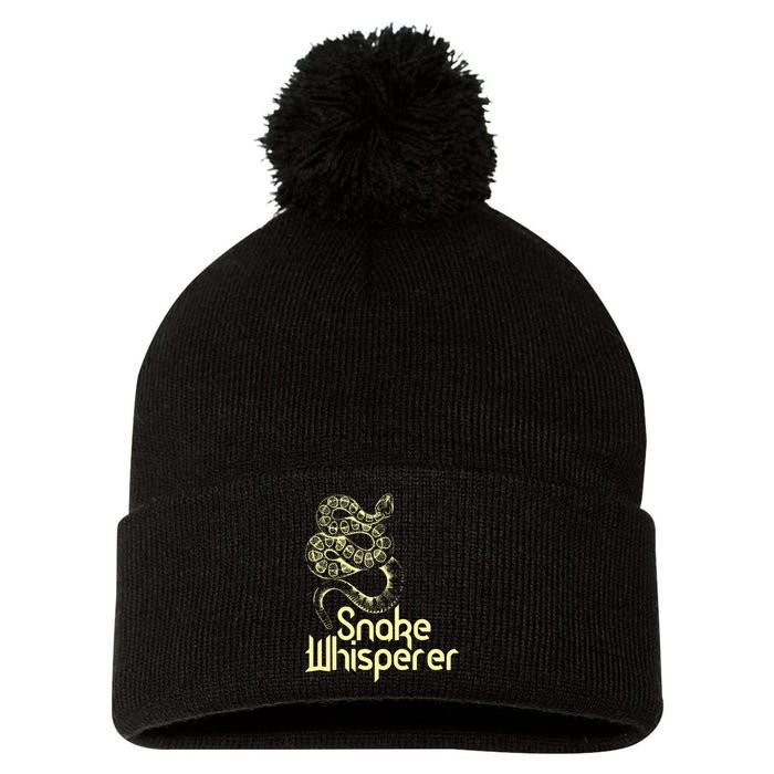 Snake Whisperer Funny Pom Pom 12in Knit Beanie