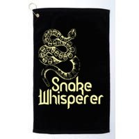 Snake Whisperer Funny Golf Towel