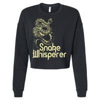 Snake Whisperer Funny Cropped Pullover Crew