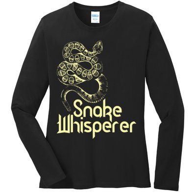 Snake Whisperer Funny Ladies Long Sleeve Shirt