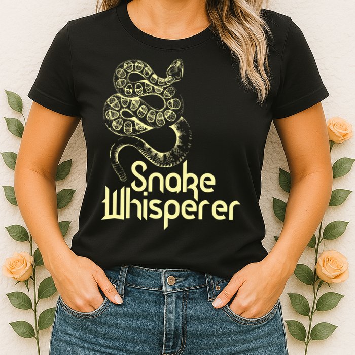 Snake Whisperer Funny Womens T-Shirt