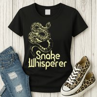 Snake Whisperer Funny Womens T-Shirt