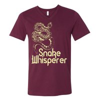 Snake Whisperer Funny V-Neck T-Shirt