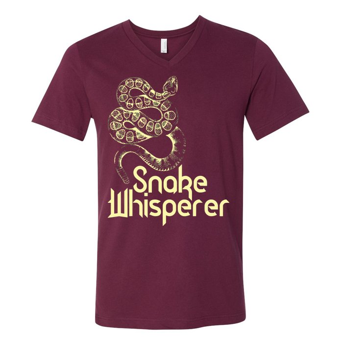 Snake Whisperer Funny V-Neck T-Shirt