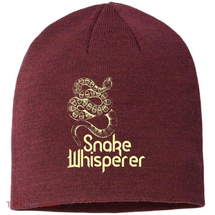 Snake Whisperer Funny Sustainable Beanie