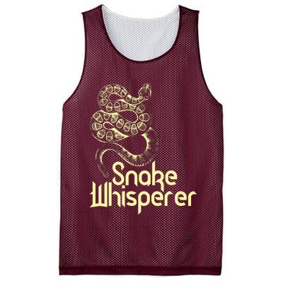 Snake Whisperer Funny Mesh Reversible Basketball Jersey Tank