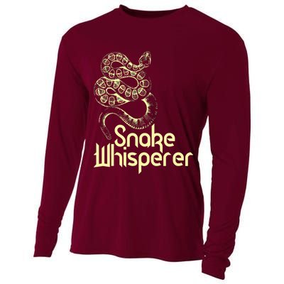 Snake Whisperer Funny Cooling Performance Long Sleeve Crew
