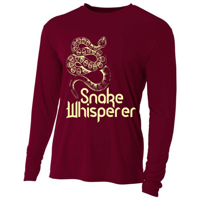 Snake Whisperer Funny Cooling Performance Long Sleeve Crew