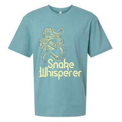 Snake Whisperer Funny Sueded Cloud Jersey T-Shirt