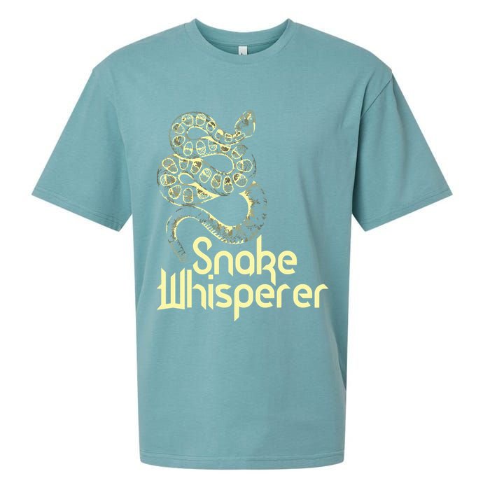 Snake Whisperer Funny Sueded Cloud Jersey T-Shirt