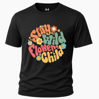 Stay Wild Flower Child Flower Retro Natural Boho Hippie Performance Shirt