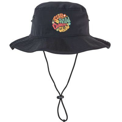 Stay Wild Flower Child Flower Retro Natural Boho Hippie Bucket Hat
