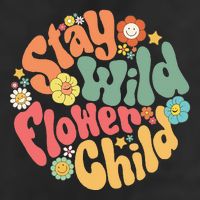 Stay Wild Flower Child Flower Retro Natural Boho Hippie Tumbler