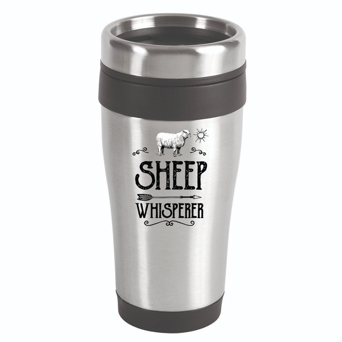 SHEEPP WHISPERER Funny Design Gift For Men Women Boy Girl 16oz Travel Tumbler