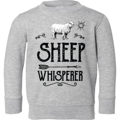 SHEEPP WHISPERER Funny Design Gift For Men Women Boy Girl Toddler Sweatshirt