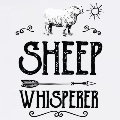 SHEEPP WHISPERER Funny Design Gift For Men Women Boy Girl T-Shirt