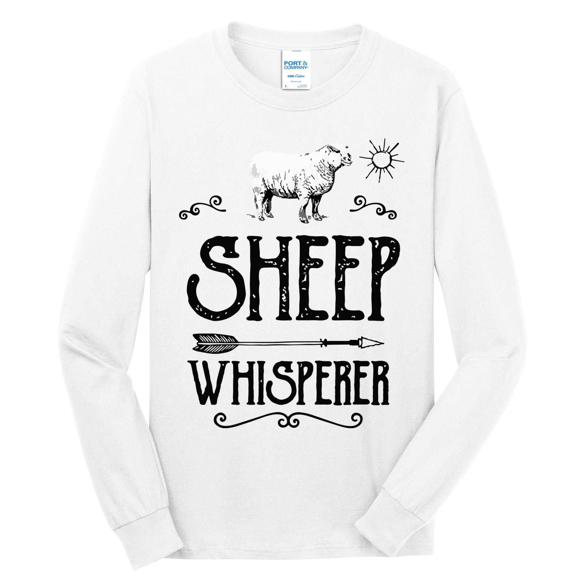 SHEEPP WHISPERER Funny Design Gift For Men Women Boy Girl Tall Long Sleeve T-Shirt
