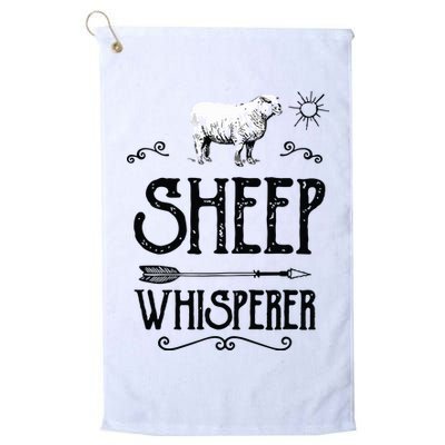 SHEEPP WHISPERER Funny Design Gift For Men Women Boy Girl Golf Towel