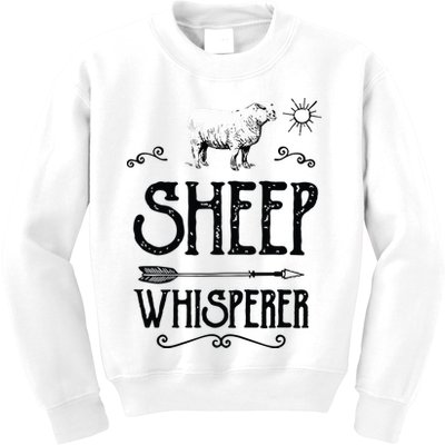 SHEEPP WHISPERER Funny Design Gift For Men Women Boy Girl Kids Sweatshirt