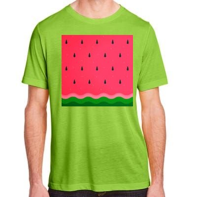 Summer Watermelon Fruit Pattern Adult ChromaSoft Performance T-Shirt