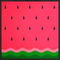 Summer Watermelon Fruit Pattern Cool Comfort Performance Bucket Hat