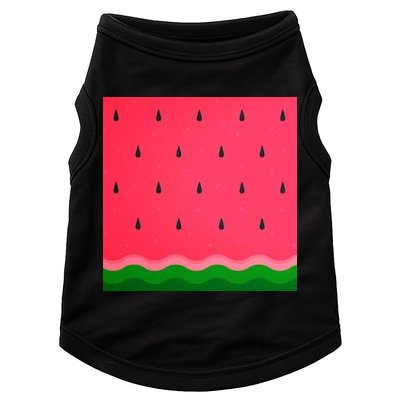 Summer Watermelon Fruit Pattern Doggie Tank