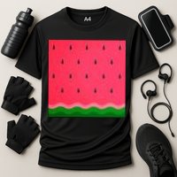 Summer Watermelon Fruit Pattern Performance Shirt